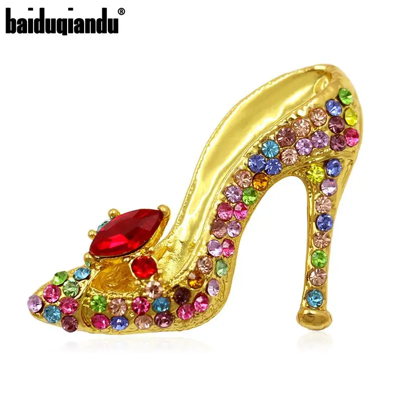 Женская разноцветная бриллиантовая брошь для обуви|pins for women|brooch pins womenbrooch |