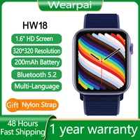 wearpai smartwatch smart watch man women pk original apple watch for women hw18 hw19 hw56 plus music player fitness iwo 13