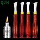 QJH Высококачественная профессиональная кожаная пресс-линия ручной работы из нержавеющей стали инструмент для обработки краев и царапин конический инструмент для кожи