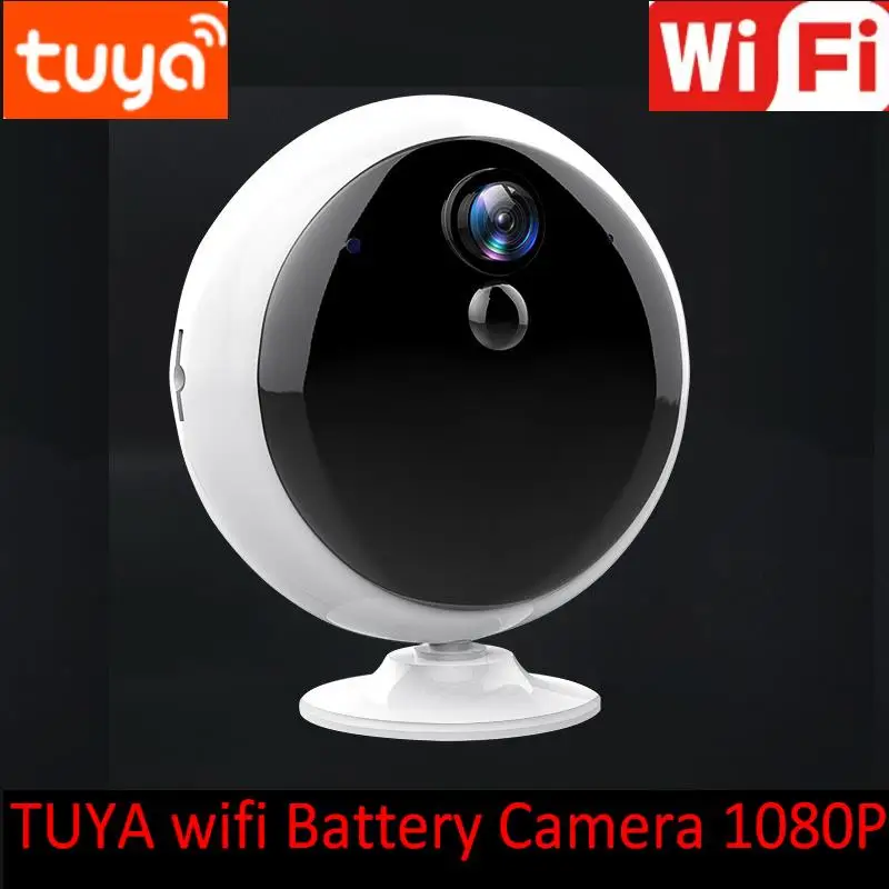 2021 Tuya 1080P приложения Smartlife Беспроводной Батарея Wi Fi безопасности дома Камера 2MP HD