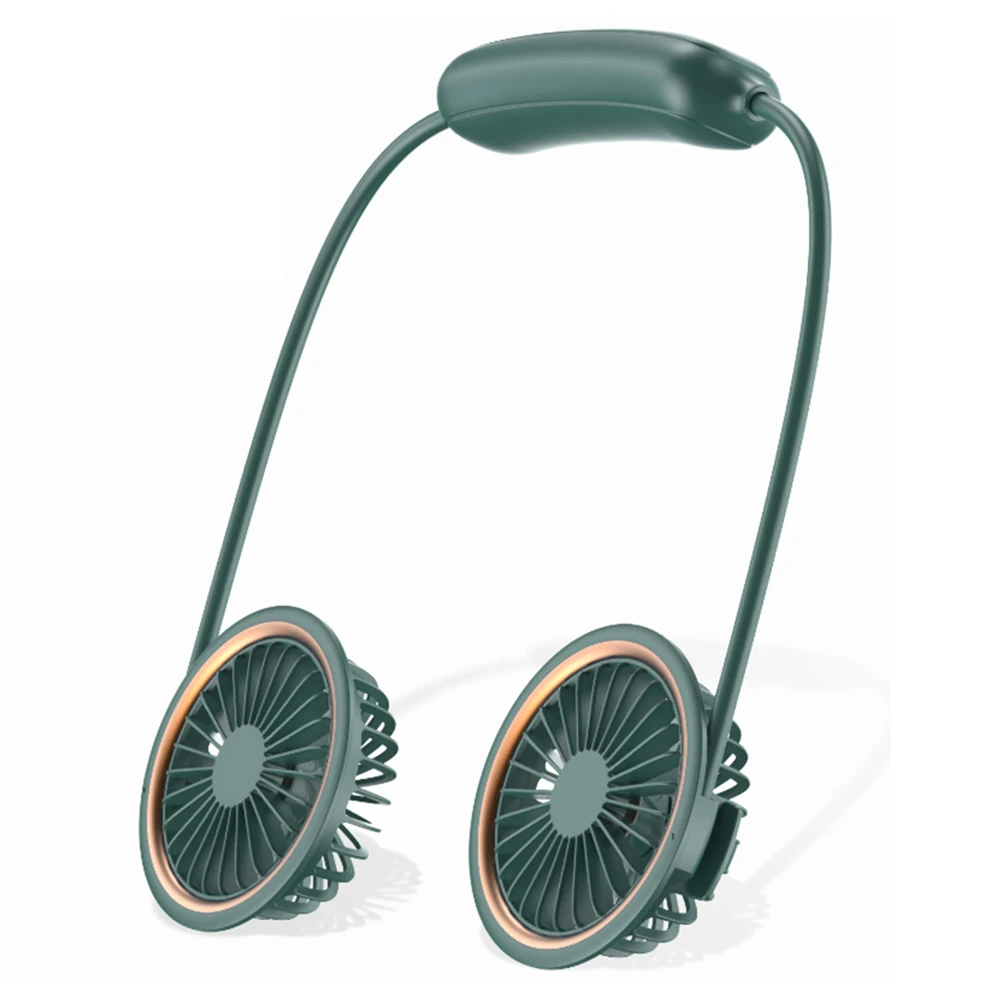 

Neck Hanging Fan USB Rechargeable Hand Free Portable Personal Wearable Neckband Fan for Sports Travel Outdoor Office