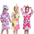 Халат детский фланелевый на возраст 2-11 лет