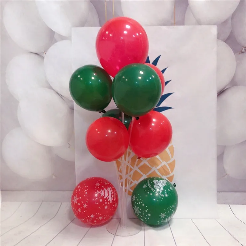

2022 Navidad 7/13/19tube Christmas Balloon Holder Column Balloons Stand Christmas Ballons Xmas Ornaments New Year Home Decor