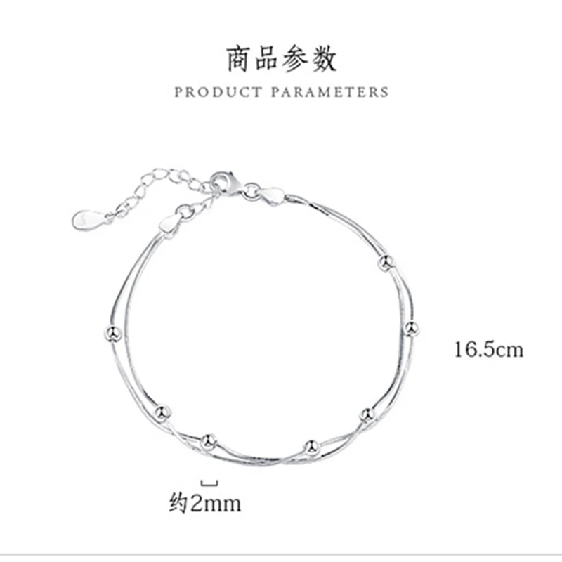 

925 Sterling Silver Pin New Fashion Double Layer Frosted Ball Design Simple Sweet Small Pearl Jewelry Accessories Trend