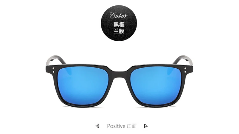 Black frame blue Фильм Kingsman золотой круг секретный сервис косплей аксессуары реквизит очки топ pc Рамка Британский Стиль очки - Цвет: Black frame blue