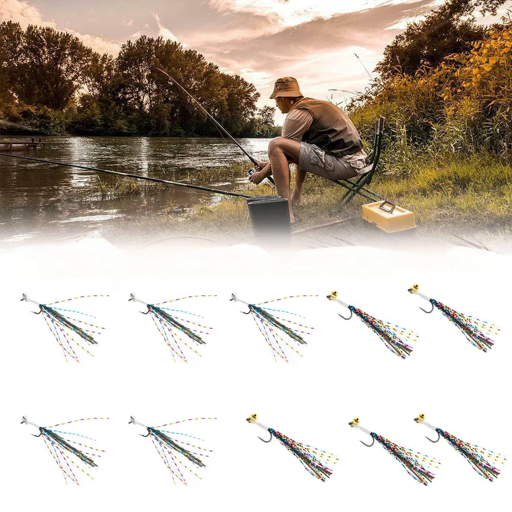 10 шт. рыболовная приманка мушка рыболовство метод нано Жук металлический карабин