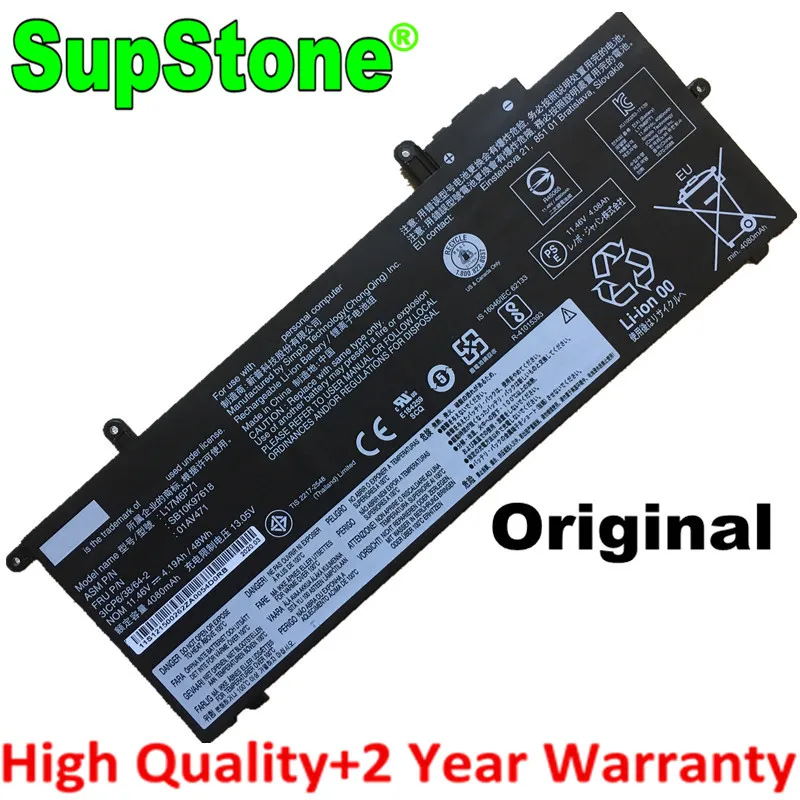 

SupStone Original New L17C6P71 For Lenovo ThinkPad X280 20KF 01AV472 01AV484 01AV485 01AV471 01AV470 L17L6P71 L17M6P71 L17M6P72