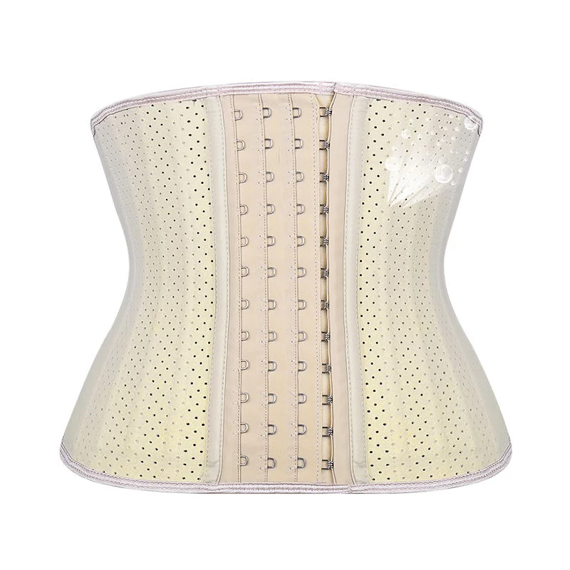 Латексный пояс для талии Burvogue корсет контроля тела ажурный под грудью