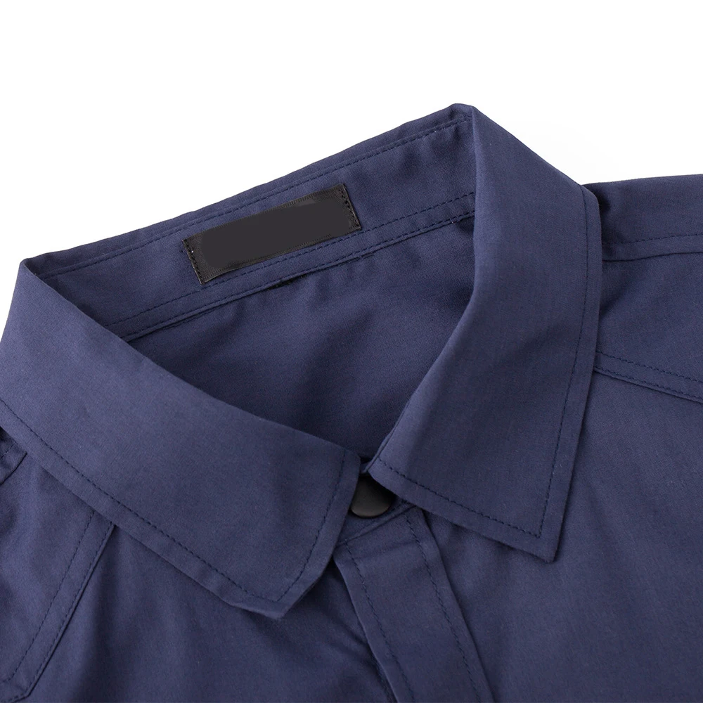 Новинка 2019 модные рубашки мужские Брендовые однотонные повседневные не гладить