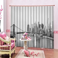 luxury blackout 3d window curtains for living room bedroom night for living room bedroom office home
