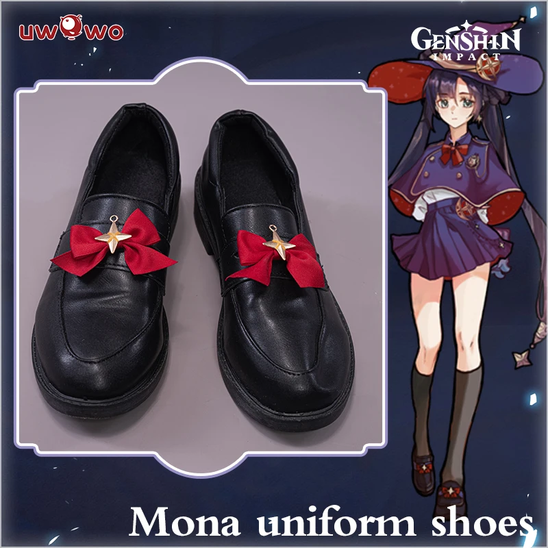 

Эксклюзивная авторизация UWOWO Genshin Impact Fanart; Школьная форма Mona; Обувь для костюмированной вечеринки; JK; Форма под платье; Обувь для девочек