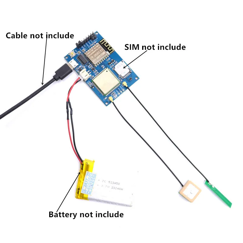 ESP8266 ESP-12S gsm gps трекинг A9G модуль GPRS GSM плата gps GPRS DIY комплект gps датчик беспроводной IOT для Arduino поддержка MQTT