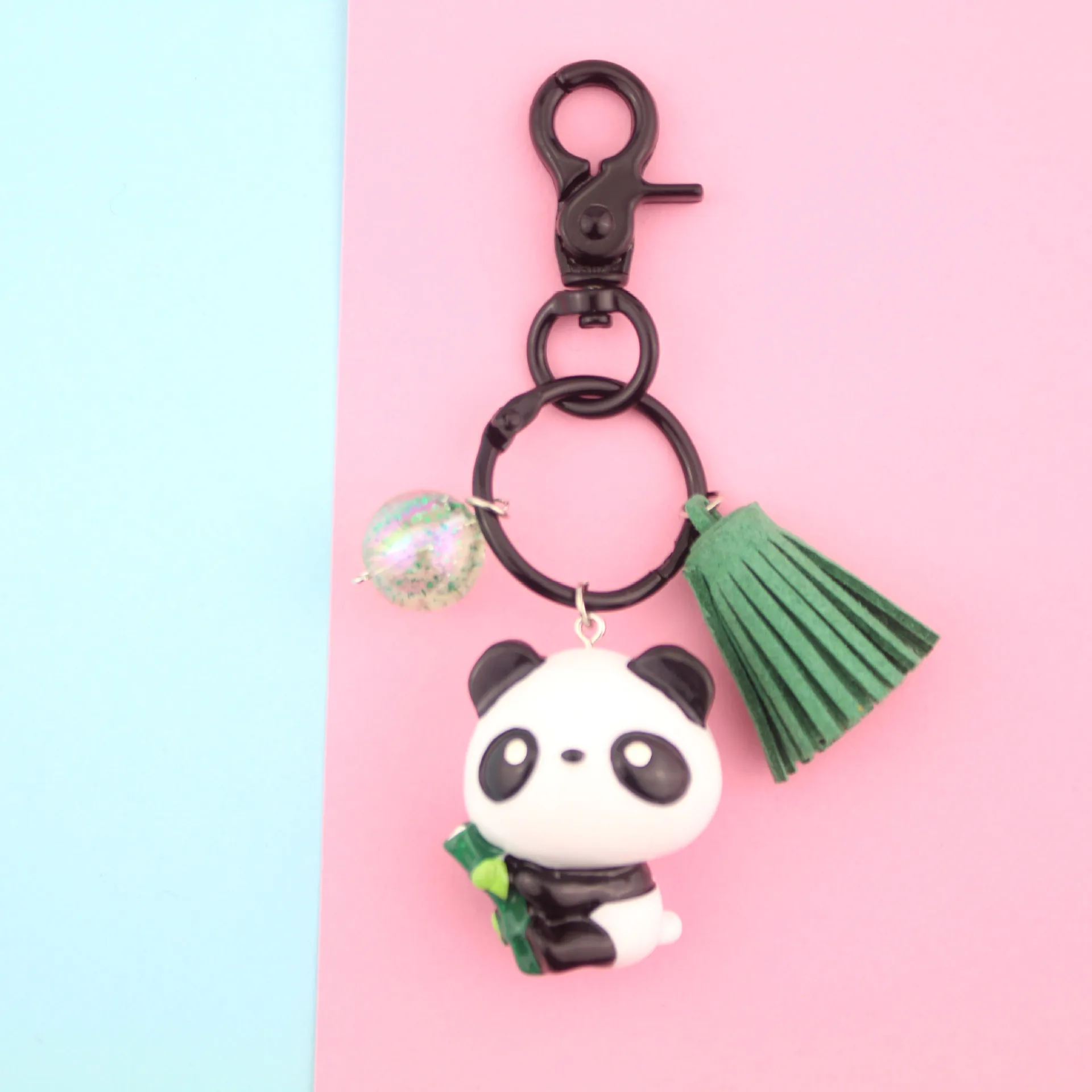 Классическая Милая панда кукла автомобиль брелок кулон мультфильм Путешествия