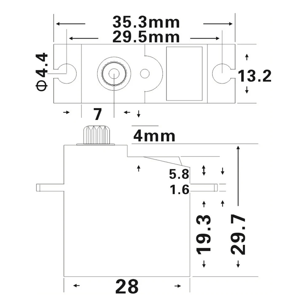 JX Servo PDI-1181MG 17g Цифровой Металлический сервопривод с сердечником 3 5 кг для WLtoys 144001