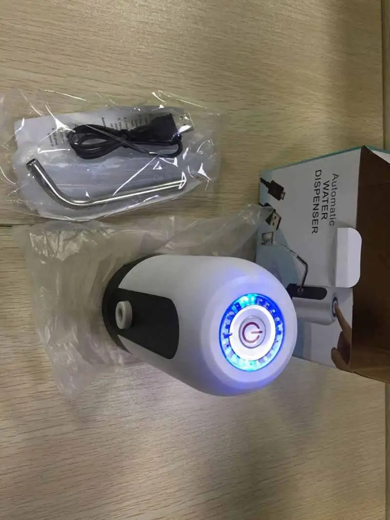 

Home Gadgets Water Bottle Pump Mini Barreled Water Electric Pump USB Charge Automatic Portable Water Dispenser Drink Dispenser