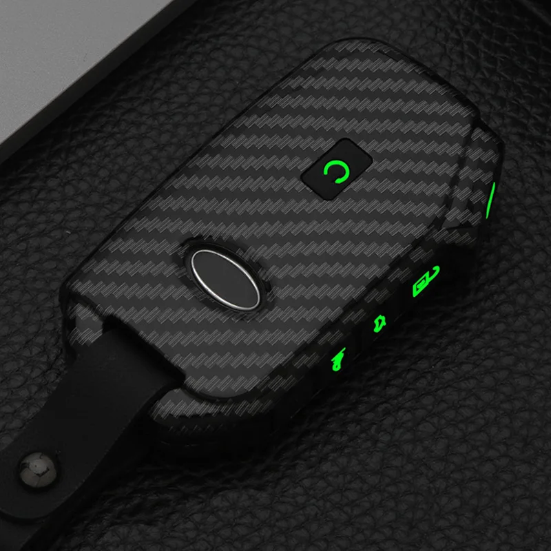 Чехол для ключа автомобиля из углеродного волокна с дистанционным управлением KIA