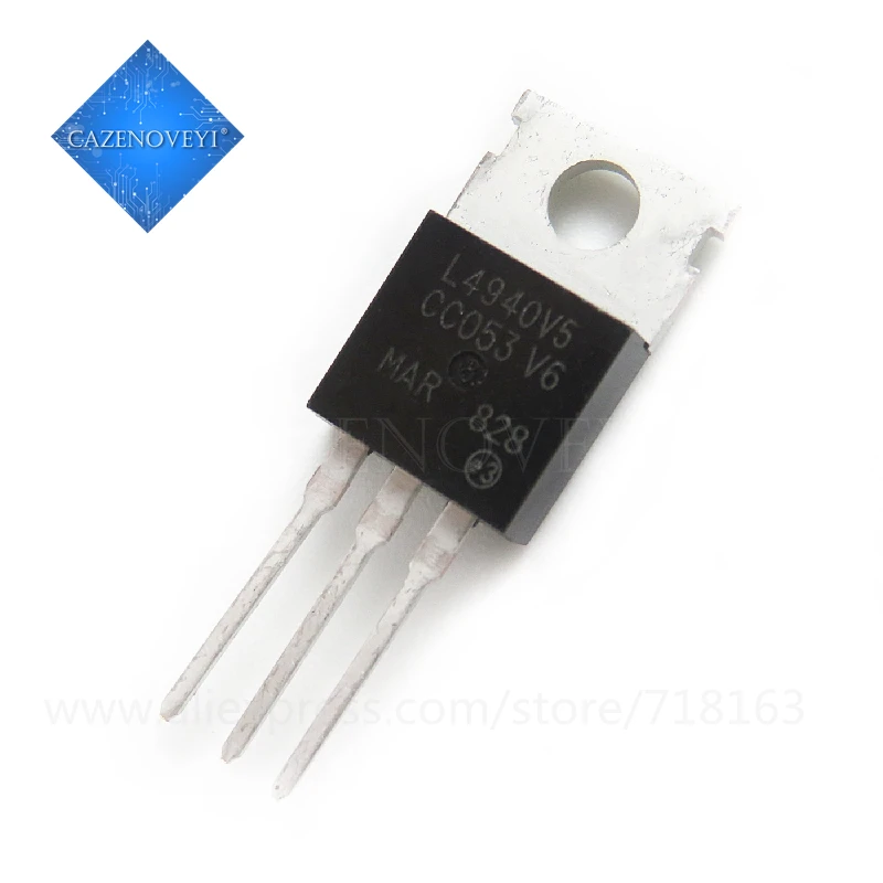 

5pcs/lot L4940V5 L4940 5V 15A TO-220 In Stock
