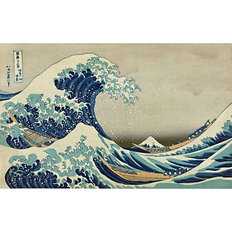 

Японская известная картина Kanagawa серфинг 2000 шт. деревянный пазл импортная деревянная головоломка для взрослых украшение подарок