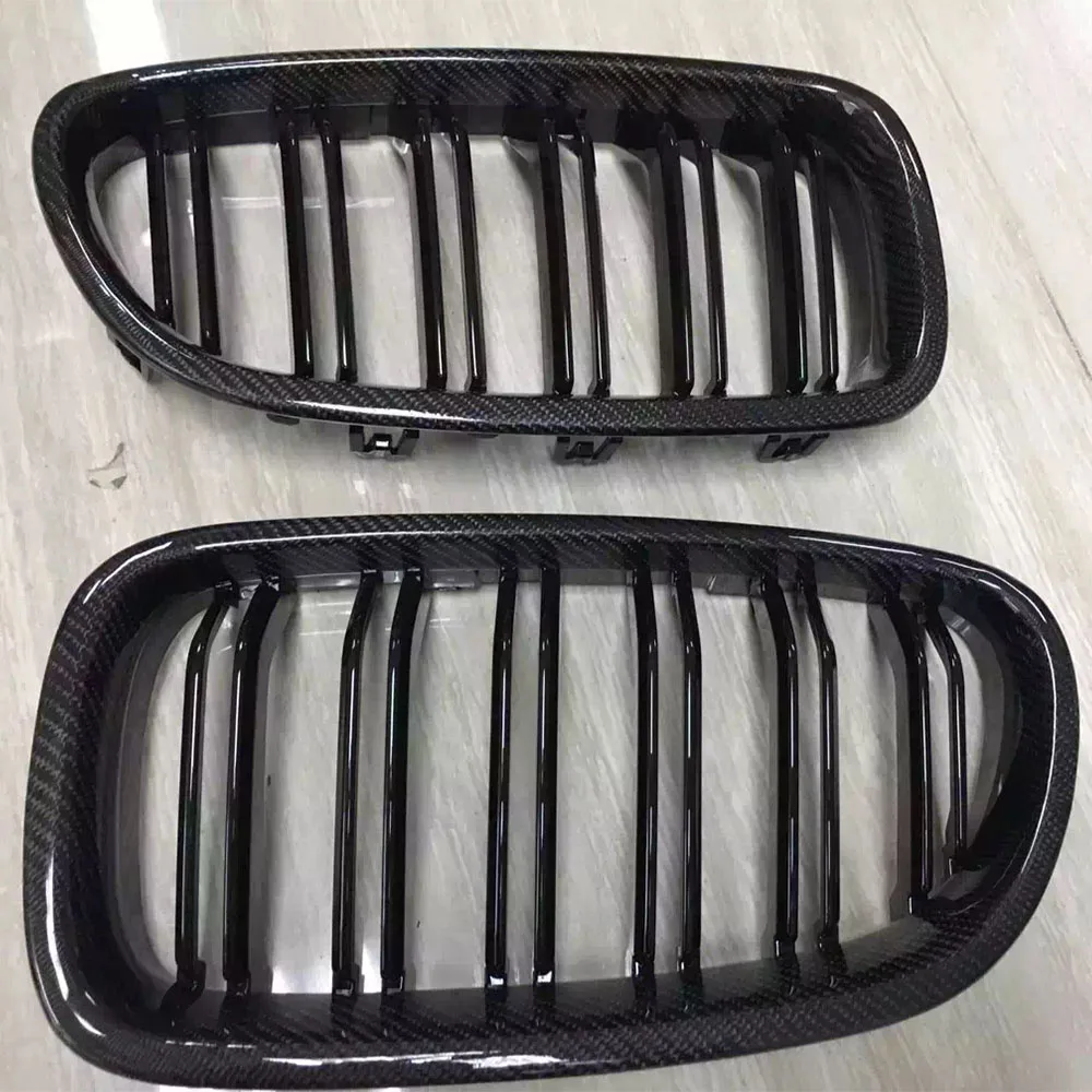 Передний бампер F10 из углеродного волокна + ABS решетка гриля для BMW 520i 528i 530i 535i 520d 525d