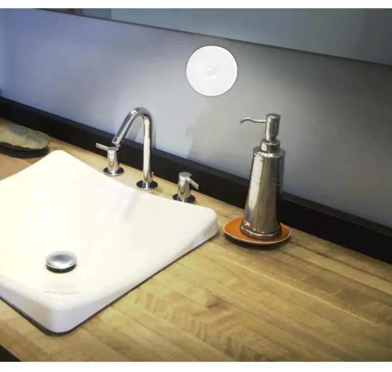 

Светодиодный ночсветильник с датчиком движения, беспроводная лампа USB для кухонного шкафа, гардероба, украшение для спальни, кухни