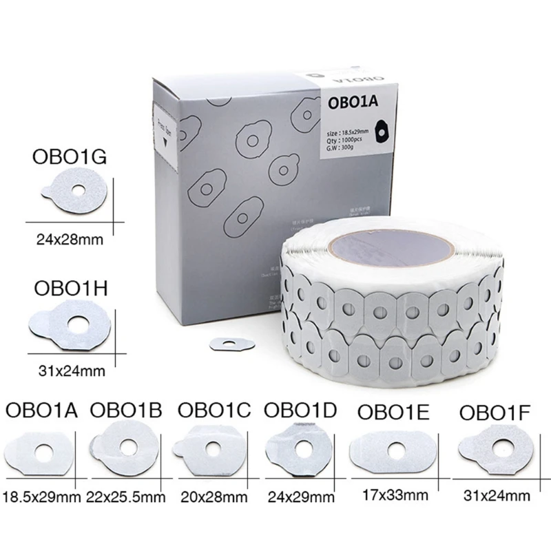 

1000pcs/roll Optical Lens Processing Double-sided Stickers Len Protective Pad