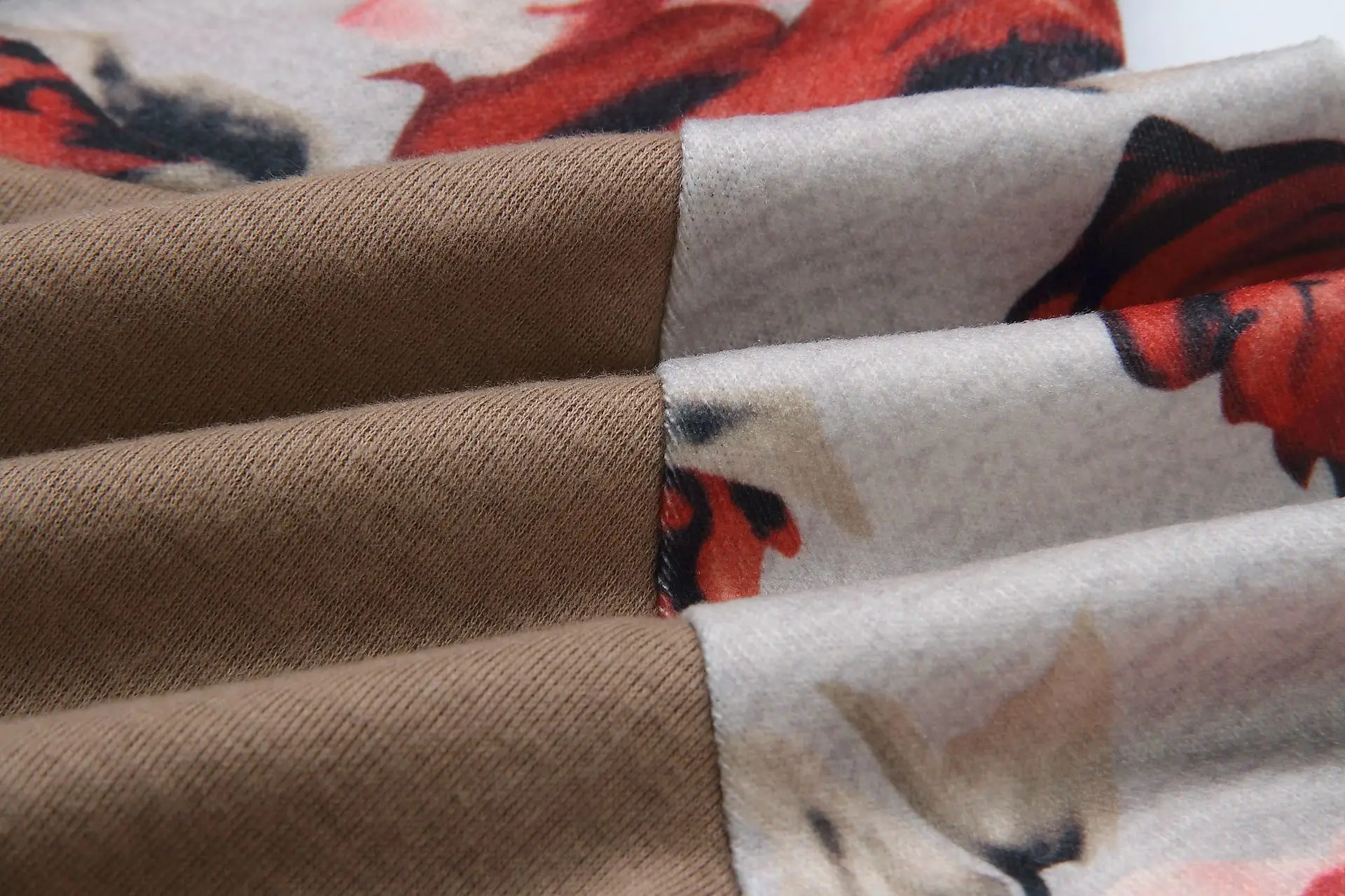 Женская одежда с капюшоном бархатная Осенняя модная принтом и длинным рукавом