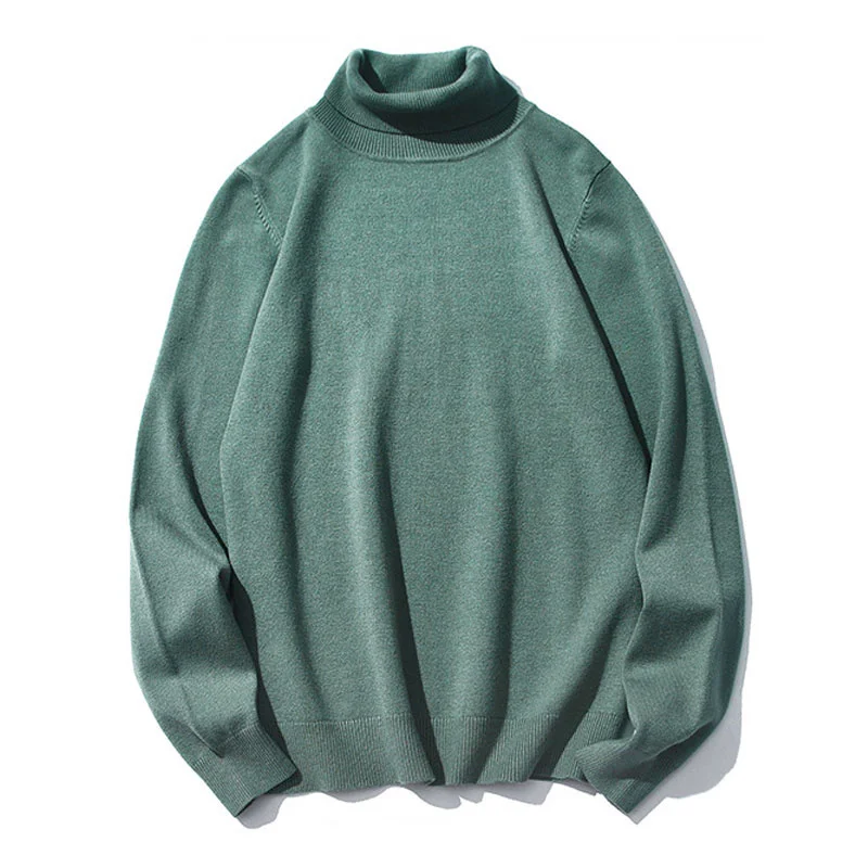 

Men's high neck warm sweater, high-quality, fashionable, casual, comfortable and thick sweater, autumn and winter, new in 2021