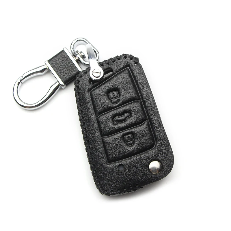 Автомобильные Кожаные чехлы для автомобилей чехол ключей с дистанционным