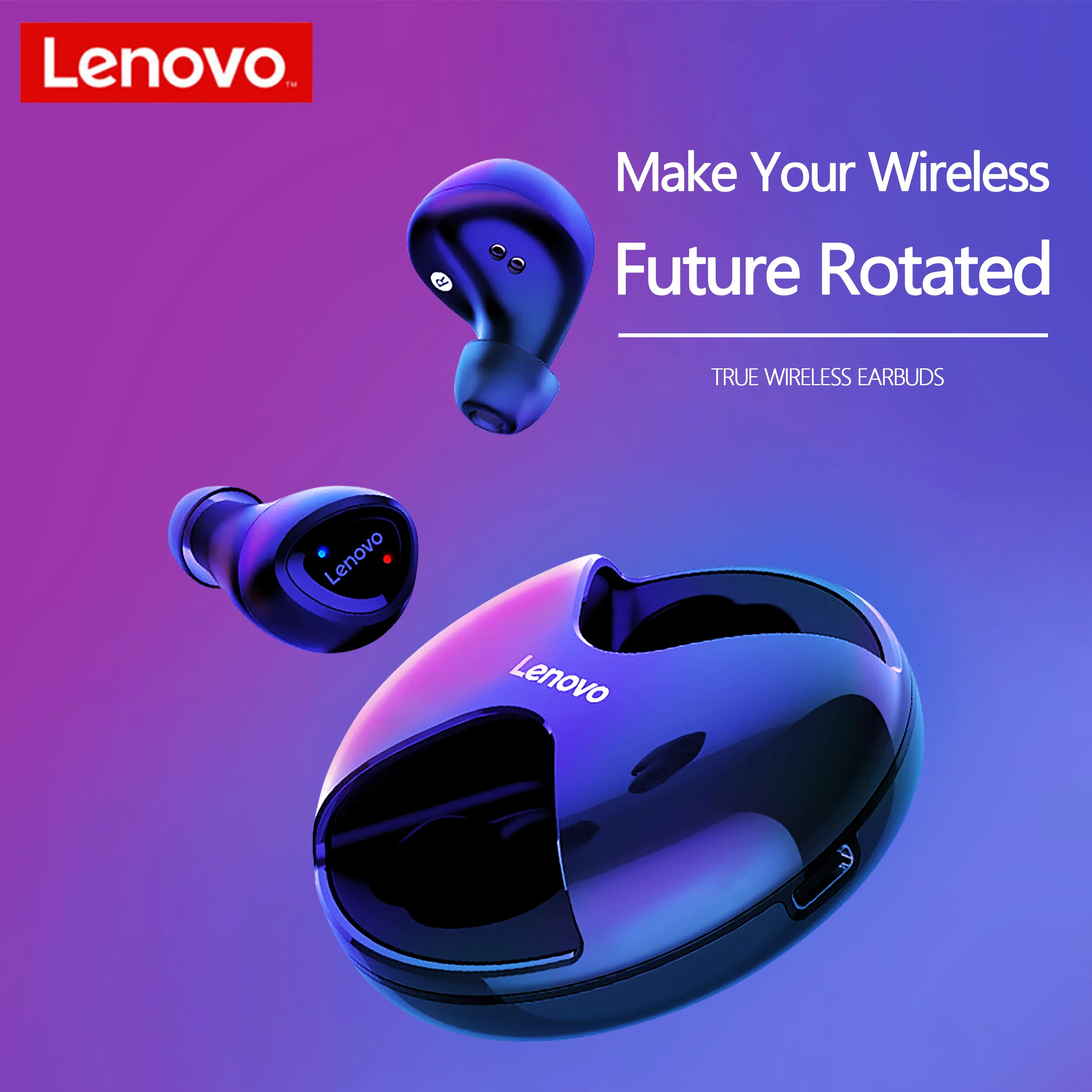 Lenovo оригинальный воздушный R1 TWS IPX5 Водонепроницаемый bluetooth 5 0 двойной стерео