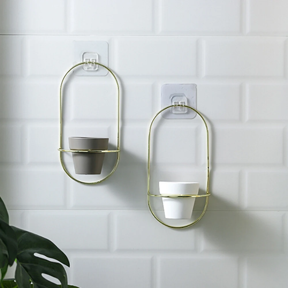 Geometric Planter Container Succulent Plant Vases Green Flower Pot Desk Office Decoration Ornament Iron Holders | Дом и сад