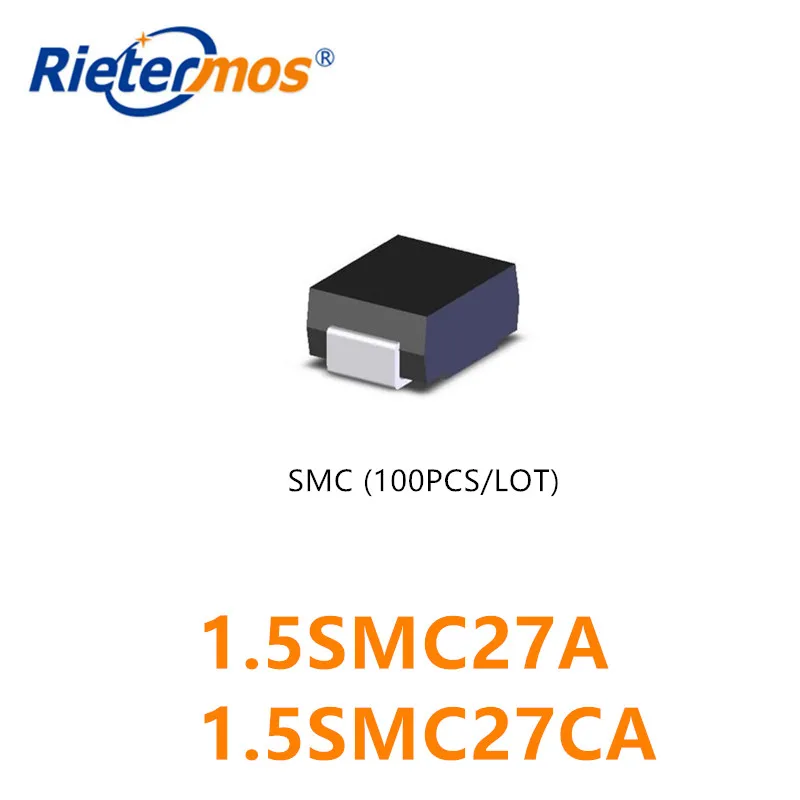 

100PCS SMC 1.5SMC27A 1.5SMC27CA DO-214AB HIGH QUALITY