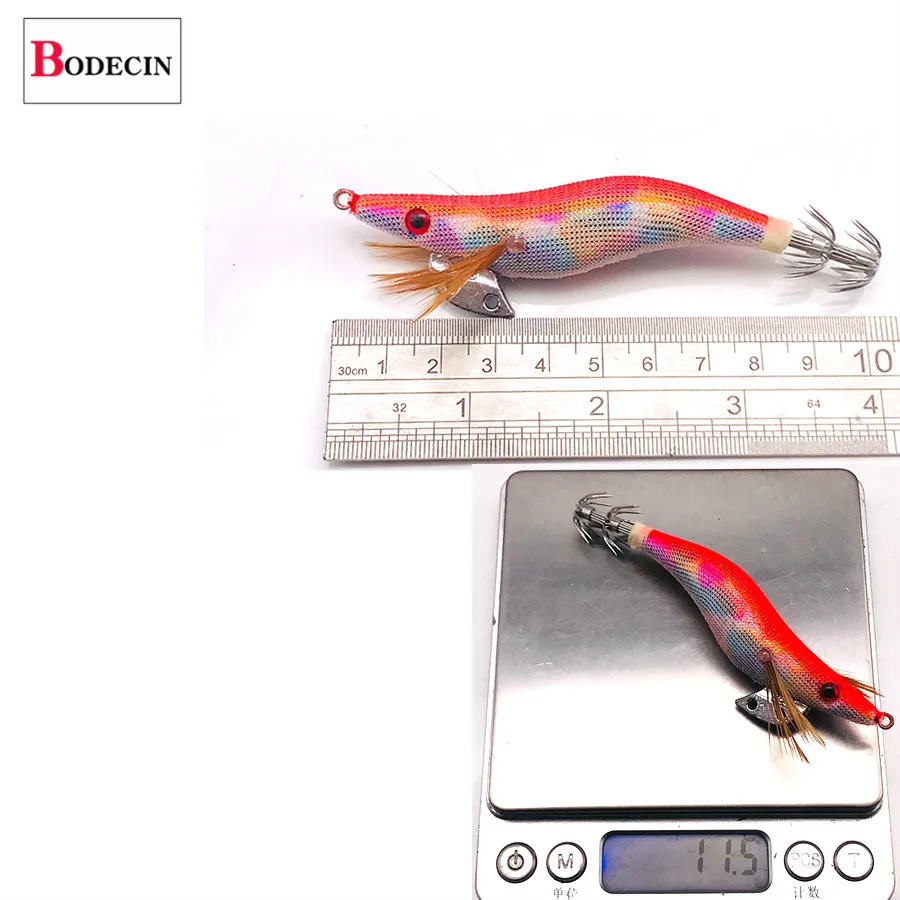 Cuttlefish Кальмар джиг/крючок светящаяся твердая искусственная приманка деревянная