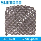 Горный велосипед Shimano CN-HG50 634-скоростной, 7 скоростей, 8 скоростей, 78 звеньев цепи, аксессуары для горного велосипеда