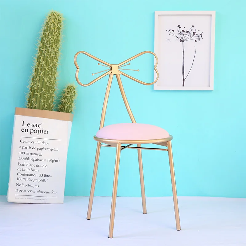 H1 современный минималистичный стул для спальни с спинкой принцессы макияж