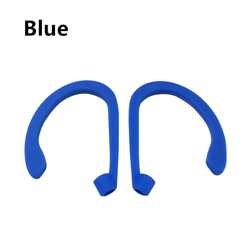 blue Защитный держатель безопасности для наушников, крючки для Apple Airpods 2, беспроводной держатель для наушников, держатель для наушников, спортивный, анти-потеря, ушной крючок - Цвет: blue