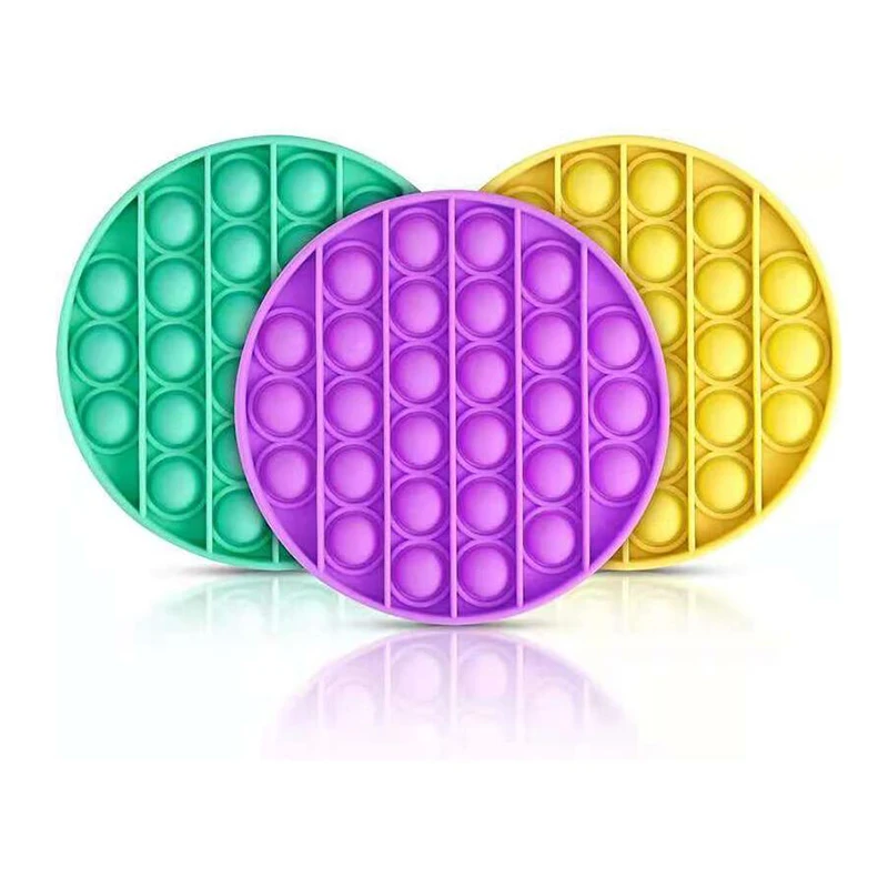 Игрушка антистрессовая Pop для взрослых и детей радужная пузырьковая игрушка
