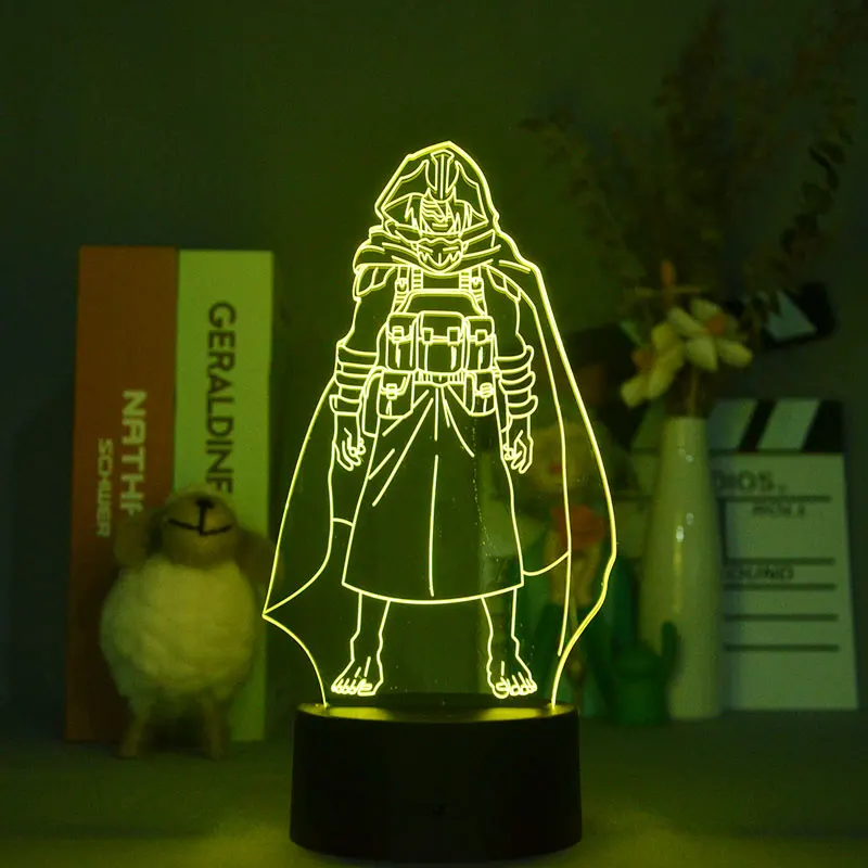 

3D Anime My Hero Academia Amajiki Tamaki Led Nightlight Teenager Bedroom Decoration 16 Colors USB Table Lamp Gift For Boyfriend