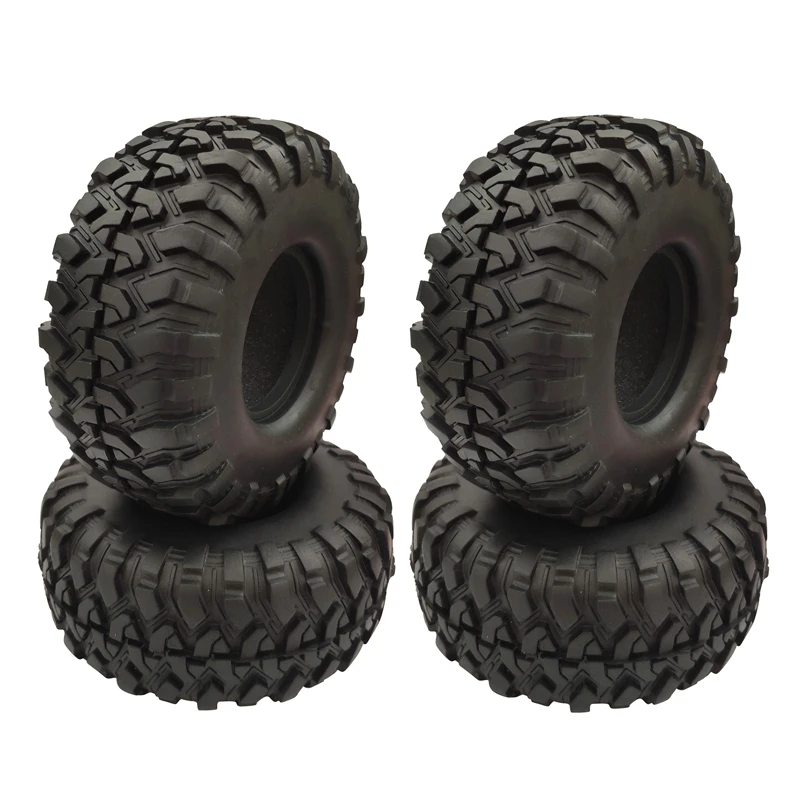 4 шт. 1 9 дюймов резиновые шины колеса 118X48MM для 1/10 RC Гусеничный Traxxas TRX4 осевой SCX10 90046