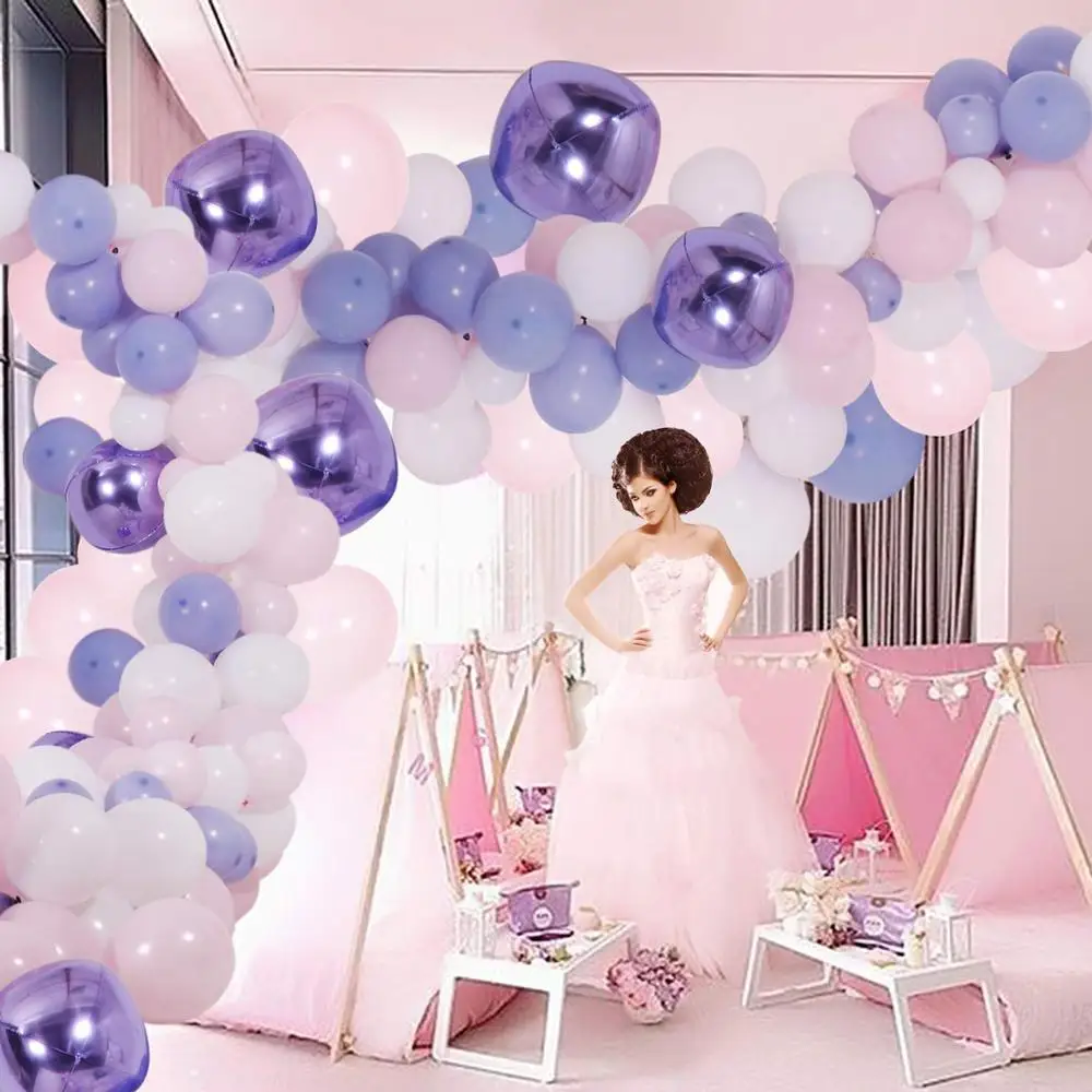 Набор воздушных шаров сделай сам гирлянда и фото набор из 140 латексных розового