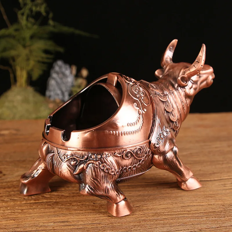

Luxury Wall Street Bullfight Ashtray Home Creative Office Celebrity Living Room Fashion Ashtray Cigar Ashtrays Cool Ashtray