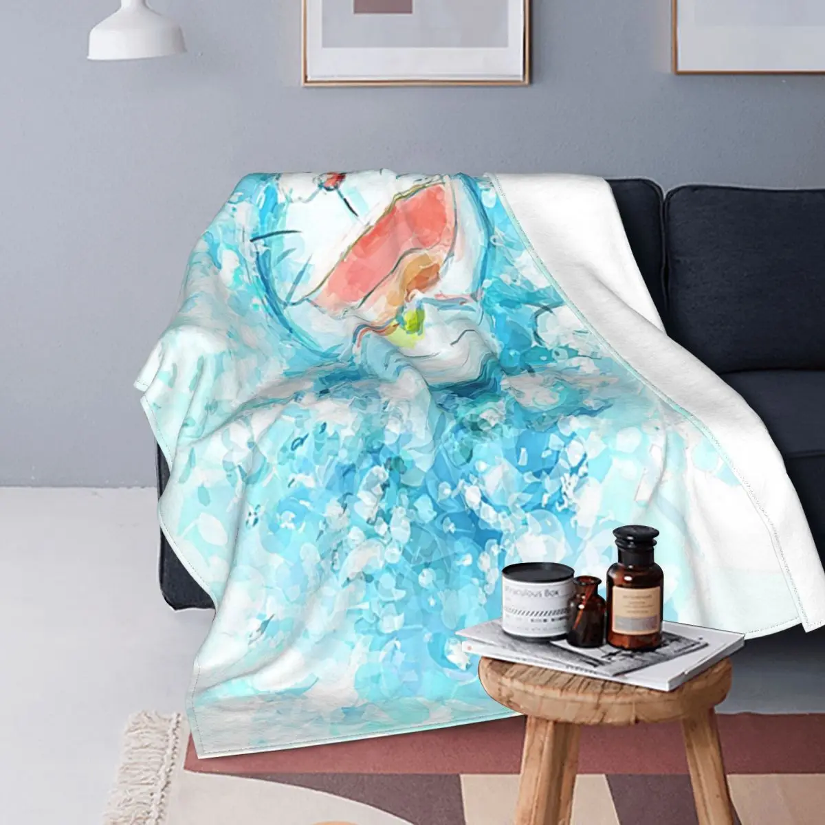 

Doraemon Anime Japan Blanket Fleece Textile Decor Comedy 70s Cat Manga Portable Warm Throw Blankets for Bed Couch Bedspreads