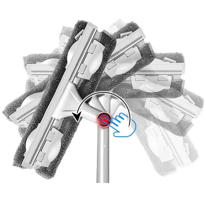 Инструмент для очистки стекла двусторонний телескопический шток очиститель