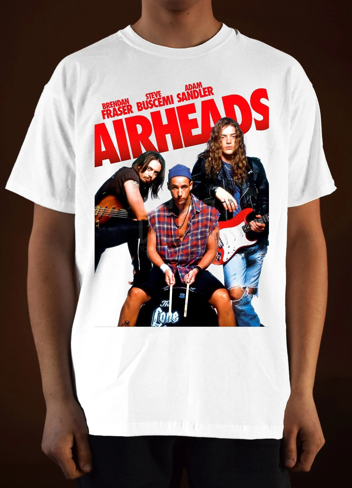 Постер для фильма airhead. 2 Adam Sandler футболка (белая) S 3XL Мужская Топы с коротким