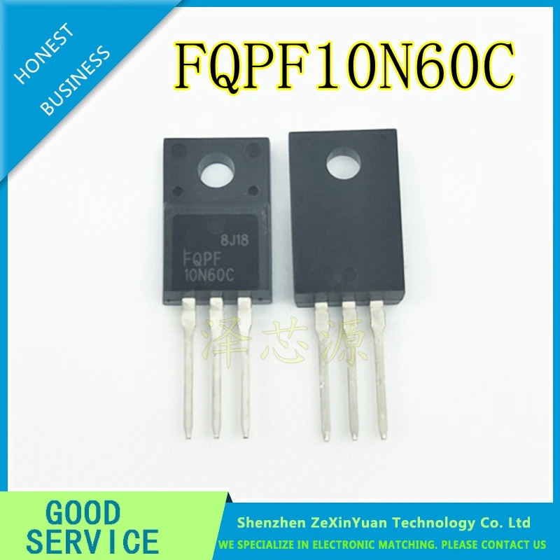20 шт. FQPF10N60C TO-220 10N60C 10N60 TO220 FQPF10N60 Новый МОП полевой транзистор | Электроника