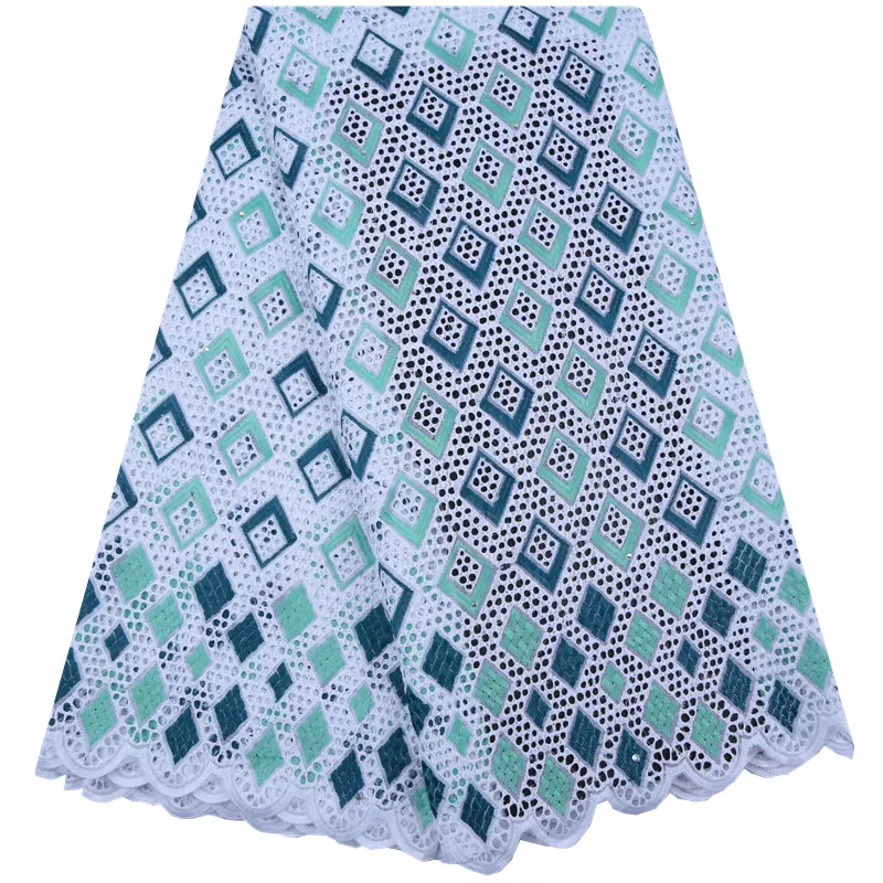 Высококачественная африканская швейцарская вуаль кружева в Швейцарии мягкая