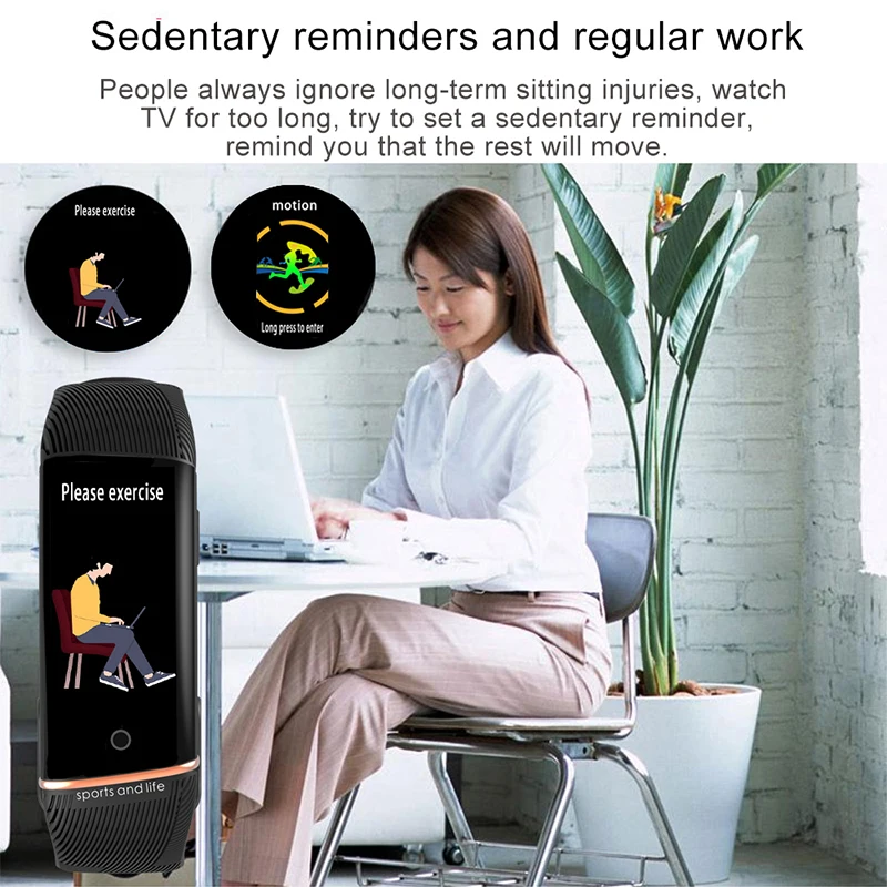 LIGE 2019 новый модный фитнес браслет Здоровый сердечный ритм Монитор артериального