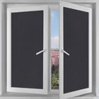 Статическая липкая пленка для окон, полное затемнение, комнатное затемнение, стекло, черное окно, покрытие 100%, блокировка света, без клея, оттенок окна