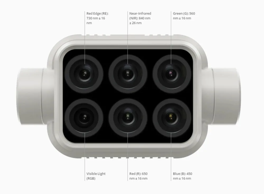 DJI P4 MULTISPECTRAL Высокоточный Дрон с плавно интегрированной системой многоспектральной визуализации Phantom 4