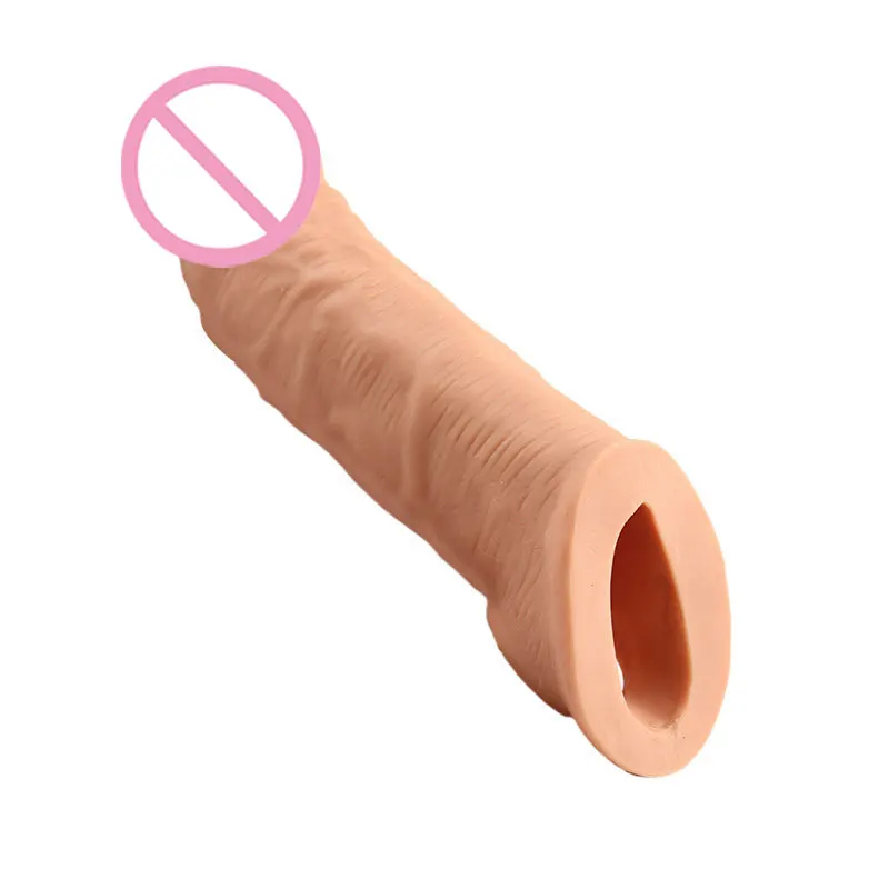 Реалистичные презервативы для Для мужчин многоразовые насадки на пенис рукава