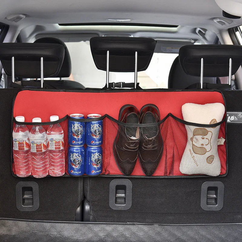 Автомобильный Органайзер регулируемая сумка для хранения на заднем сидении